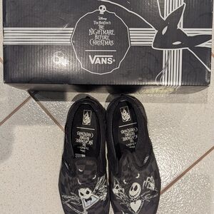 Vans Kids Black Nightmare Before Christmas Shoes